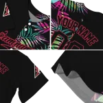 custom arizona diamondbacks palm leaf black jersey best selling