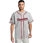 custom arizona diamondbacks pinstripe lines white jersey best selling