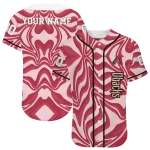 custom arizona diamondbacks psychedelic curves red jersey best selling