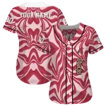 custom arizona diamondbacks psychedelic curves red jersey best selling
