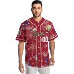 custom arizona diamondbacks sailboat island red jersey best selling