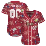 custom arizona diamondbacks sailboat island red jersey best selling