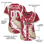 custom arizona diamondbacks splash swirl red jersey best selling