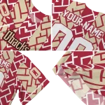 custom arizona diamondbacks squares grid red jersey best selling