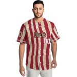 custom arizona diamondbacks stripe paint red jersey best selling