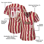 custom arizona diamondbacks stripe paint red jersey best selling