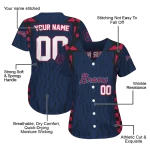 custom atlanta braves chevron rhythm navy jersey best selling