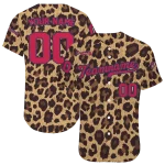 custom atlanta braves leopard spot jersey best selling