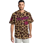 custom atlanta braves leopard spot jersey best selling