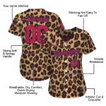 custom atlanta braves leopard spot jersey best selling