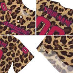 custom atlanta braves leopard spot jersey best selling