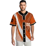 custom baltimore orioles curved stripes orange white jersey best selling