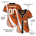 custom baltimore orioles curved stripes orange white jersey best selling