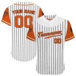 custom baltimore orioles pinstripe orange white jersey best selling