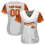 custom baltimore orioles pinstripe orange white jersey best selling