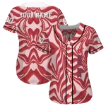 custom boston red sox psychedelic curves red jersey best selling
