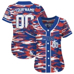 custom chicago cubs camo splash blue jersey best selling