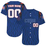 custom chicago cubs chevron rhythm blue jersey best selling