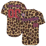 custom chicago cubs leopard spot jersey best selling