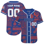 custom chicago cubs pineapple palm geo blue jersey best selling