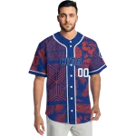 custom chicago cubs pineapple palm geo blue jersey best selling