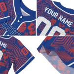 custom chicago cubs pineapple palm geo blue jersey best selling