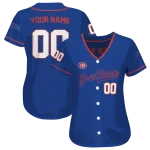 custom chicago cubs plain classic blue jersey best selling