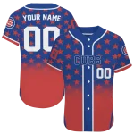 custom chicago cubs star burst red jersey best selling