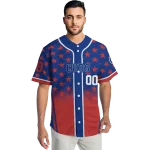 custom chicago cubs star burst red jersey best selling