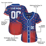 custom chicago cubs star burst red jersey best selling