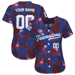 custom chicago cubs tropical flamingo blue jersey best selling