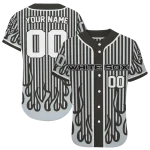 custom chicago white sox blazing stripes black jersey best selling