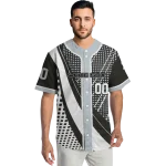 custom chicago white sox curved stripes black white jersey best selling