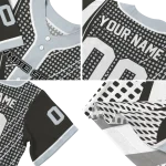 custom chicago white sox curved stripes black white jersey best selling