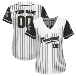 custom chicago white sox pinstripe black white jersey best selling
