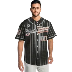 custom chicago white sox vertical stripes black jersey best selling