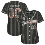 custom chicago white sox vertical stripes black jersey best selling