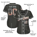 custom chicago white sox vertical stripes black jersey best selling
