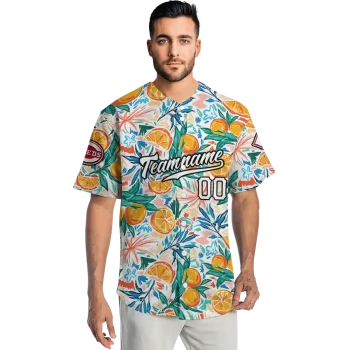 custom cincinnati reds orange branches jersey fashion forward