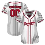 custom cincinnati reds pinstripe lines white jersey best selling