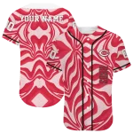 custom cincinnati reds psychedelic curves red jersey best selling