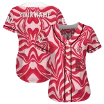 custom cincinnati reds psychedelic curves red jersey best selling