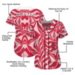 custom cincinnati reds psychedelic curves red jersey best selling