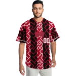 custom cincinnati reds squares grid red jersey best selling