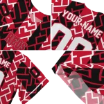 custom cincinnati reds squares grid red jersey best selling