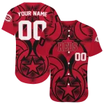 custom cincinnati reds star circle red jersey best selling