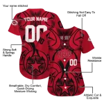 custom cincinnati reds star circle red jersey best selling