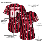 custom cincinnati reds stripe paint red jersey best selling