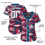 custom cleveland guardians camo splash navy blue jersey best selling