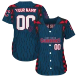 custom cleveland guardians chevron rhythm navy blue jersey best selling